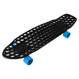 Lander Recycled Skateboard Cruiser Complete Rodeo 8.0" with 59mm Blue Wheels