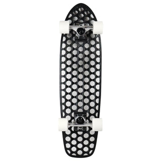 Lander Recycled Skateboard Cruiser Complete Rodeo 8.0" with 59mm White Wheels
