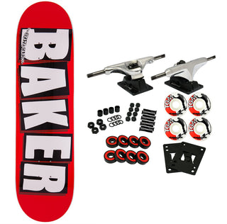 Baker Complete Brand Logo Red/White 8.625" x 32"