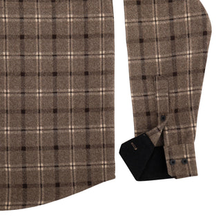 Independent Trucks Longsleeve Shirt Belmont Flannel Brown/Black