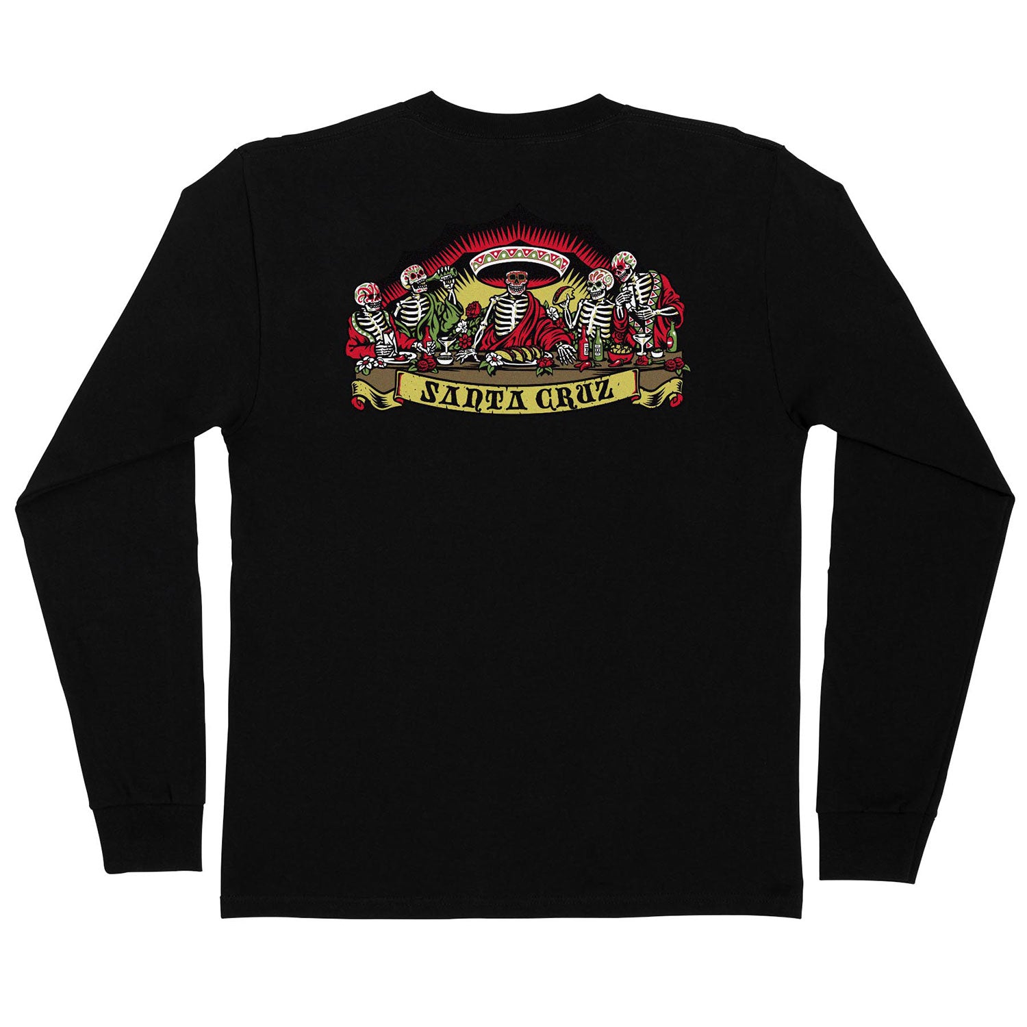 ★Santa Cruz Guzman Dead Diners Long Sleeve T-Shirt 関税込★ Santa Cruz Skateboards Longsleeve Shirt Guzman Dead Diners