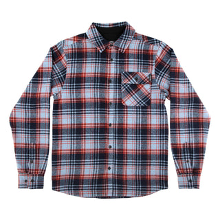 Santa Cruz Skateboards Longsleeve Shirt Classic Flannel Blue Plaid