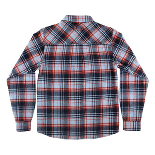 Santa Cruz Skateboards Longsleeve Shirt Classic Flannel Blue Plaid