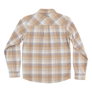 Santa Cruz Skateboards Longsleeve Shirt Classic Flannel Sand Plaid