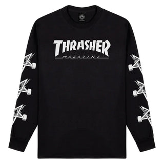 Thrasher Longsleeve Shirt Mag Goat Black