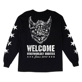 Welcome Skateboards Longsleeve Shirt Sanguivore Black