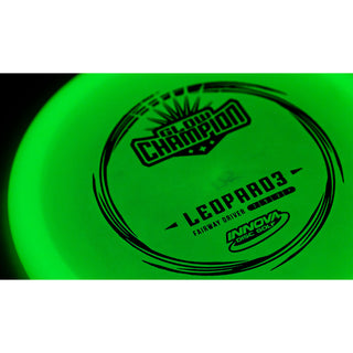 Innova Disc Golf Champion Glow Leopard3 Fairway Driver 7/5/-2/1 Glow/Indigo Burst Logo 171 grams