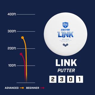Discmania Disc Golf Arctic Fang Montomery Exo Hard Vapor Link Putter - Choose Disc
