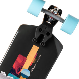 Loaded Boards Fathom Complete with Zee Brackets and Orangatang Caguamas