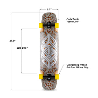 Loaded Longboard Complete Tesseract II Chroma 9.6" x 39.5"