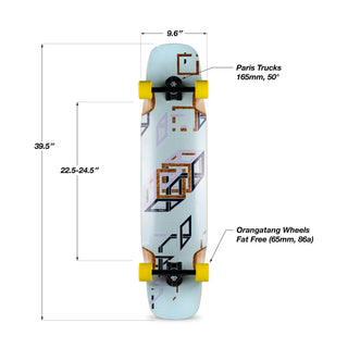 Loaded Longboard Complete Tesseract II Spectra 9.6" x 39.5"