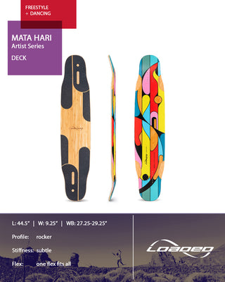Loaded Boards Mata Hari Dancer Deck - Artist Series