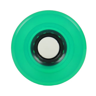 Longboard Wheels 65mm x 46mm 83A Clear Green 4-Pack