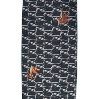 Hockey Premium Upgrade Skateboard Lonliest Feeling Shaped Black 8.44" x 31.89" Krux Trucks, SML Wheels, Independent Bearings