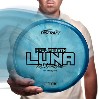 Discraft Disc Golf Paul McBeth 2025 Tour Series Z Swirl Luna Putter 3/4/0/2 Pink/Red 173-174g
