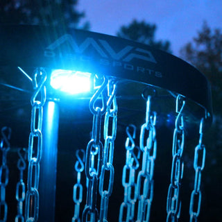 MVP Basket LED Lights for Night Disc Golf - Lunar Module with Remote