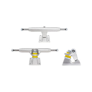 Lurpiv Skateboard Trucks Hollow Polished Silver 150 (8.5") Set of 2