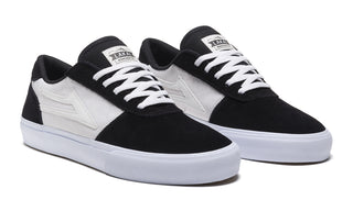 Lakai Skateboard Shoes Manchester Black/Red UV Suede