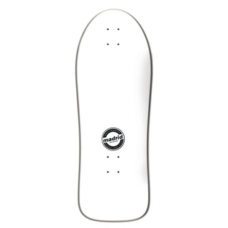 Madrid Skateboard Complete Gary Sanderson Atomic Man Reissue White 10.62" x 30.25"