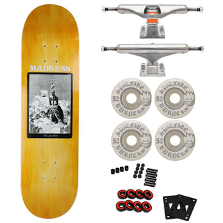 Madness Skateboard Alex Perelson 8.25" with Independent Trucks, Spitfire Wheels