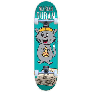Meow Skateboard Complete Mariah Duran Whiskers Teal 7.75"