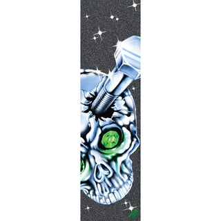 Mob Skateboard Griptape Not Shur Bolthead Large 9" x 33" Sheet