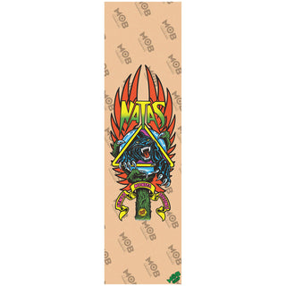 Mob Skateboard Griptape Natas Panther Clear 9" x 33" Sheet