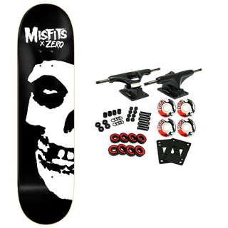 Zero Skateboard Complete Misfits Fiend Skull Left 8.25" x 31.9"