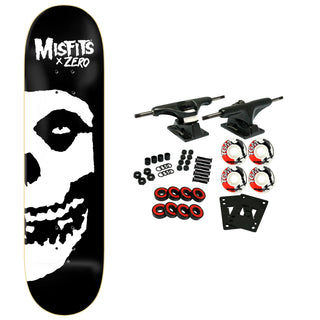 Zero Skateboard Complete Misfits Fiend Skull Right 8.25" x 31.9"