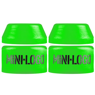 Mini LogoBushings Soft Green 84a (for 2 trucks)