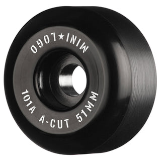 Mini Logo Skateboard Wheels 51mm A-Cut 101A Black