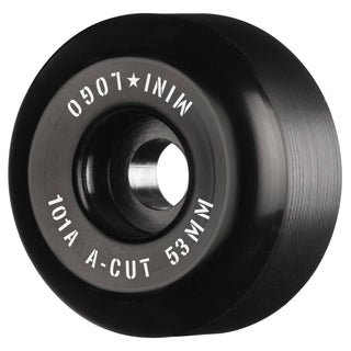 Mini Logo Skateboard Wheels 53mm A-Cut 101A Black