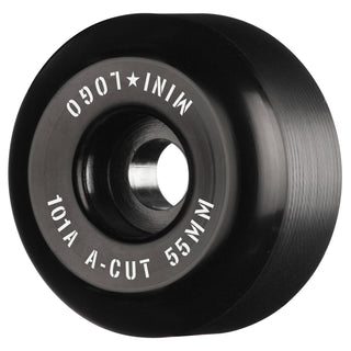 Mini Logo Skateboard Wheels 55mm A-Cut 101A Black