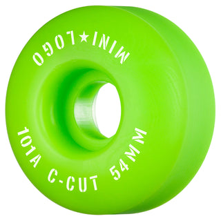Mini Logo Skateboard Wheels 54mm C-Cut 101A Green