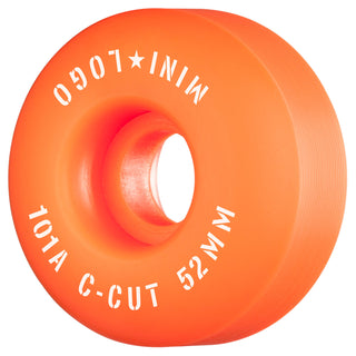 Mini Logo Skateboard Wheels 52mm C-Cut 101A Orange