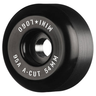 Mini Logo Skateboard Wheels 54mm Hybrid A-Cut 95A Black