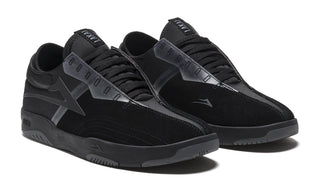 Lakai Skateboard Shoes Mod All Black Suede