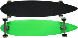 Moose Longboard 43 Green Pintail / Paris / Kryptonics 65mm Clear