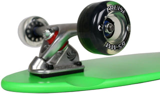 Moose Longboard 43 Green Pintail / Paris / Kryptonics 65mm Clear