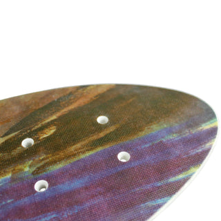 Vintage NOS 1970s MPI Deck Fiberglass Kicktail Tie Dye