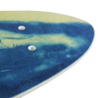 Vintage NOS 1970s MPI Deck Fiberglass Kicktail Blue Marble