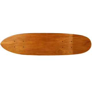 Vintage NOS 1970s MPI Deck Dark Wood Kicktail Cruiser