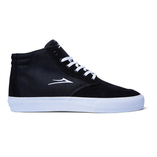 Lakai Skateboard Shoes Riley 3 High Black Suede