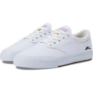 Lakai Skateboard Shoes Wilkins White Canvas