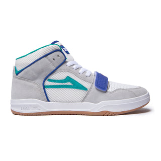 Lakai Skateboard Shoes Telford Mid White/Gum Suede