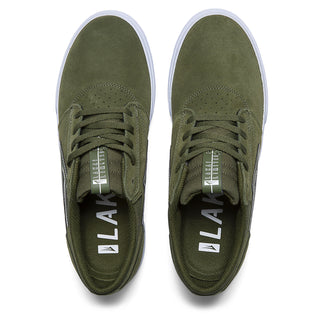 Lakai Skateboard Shoes Griffin Olive Suede