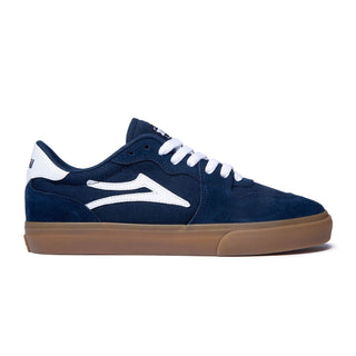 Lakai Skateboard Shoes York Navy/Gum Suede