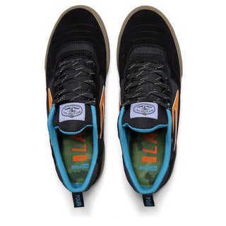 Lakai x Poler Skateboard Shoes Cambridge Black/Multi Suede