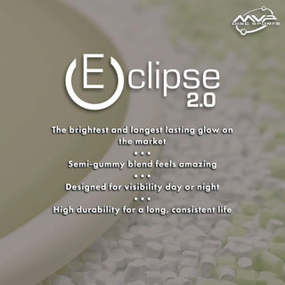 MVP Disc Golf Eclipse Glow Watt Putter 2/5/-0.5/0.5 Glow/White 166 grams