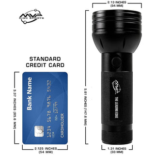 MVP Disc Golf UV Flashlight (Large) for Glow in the Dark Discs Night Disc Golf